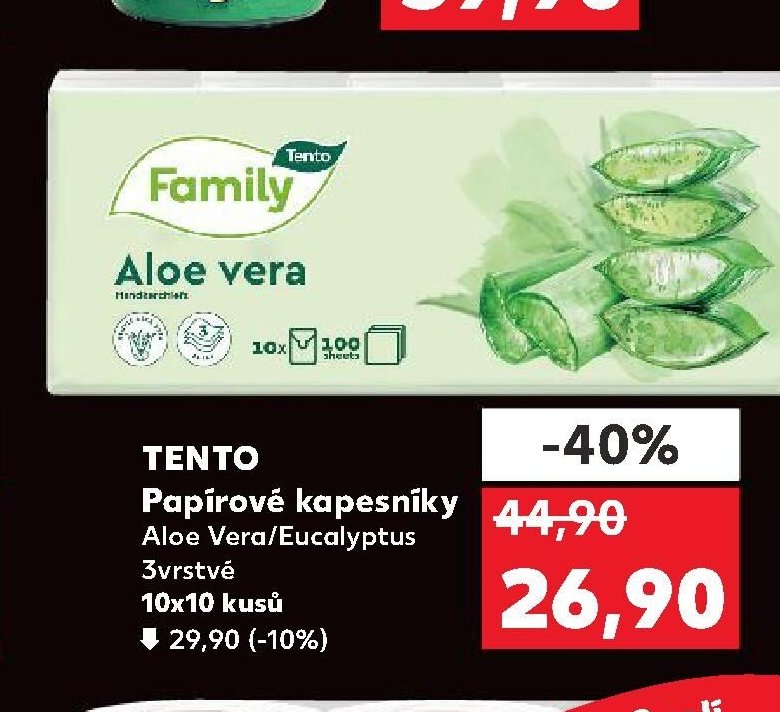 TENTO Papírové kapesníky