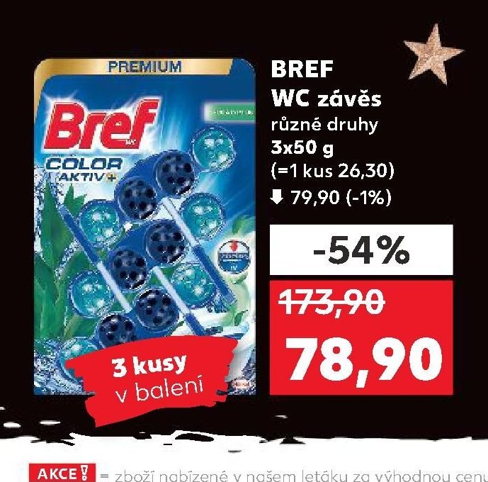 BREF WC závěs