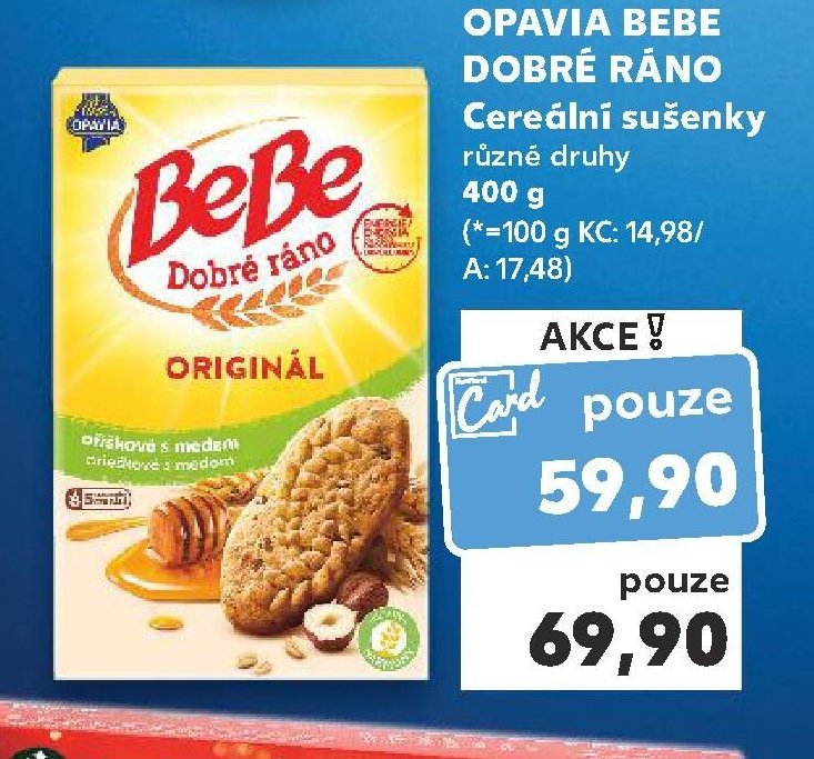 OPAVIA BEBE DOBRÉ RÁNO Cereální sušenky