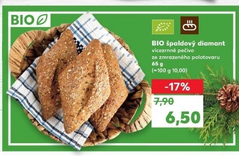 BIO špaldový diamant
