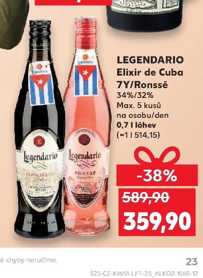 LEGENDARIO Elixir de Cuba 7Y/Ronssé