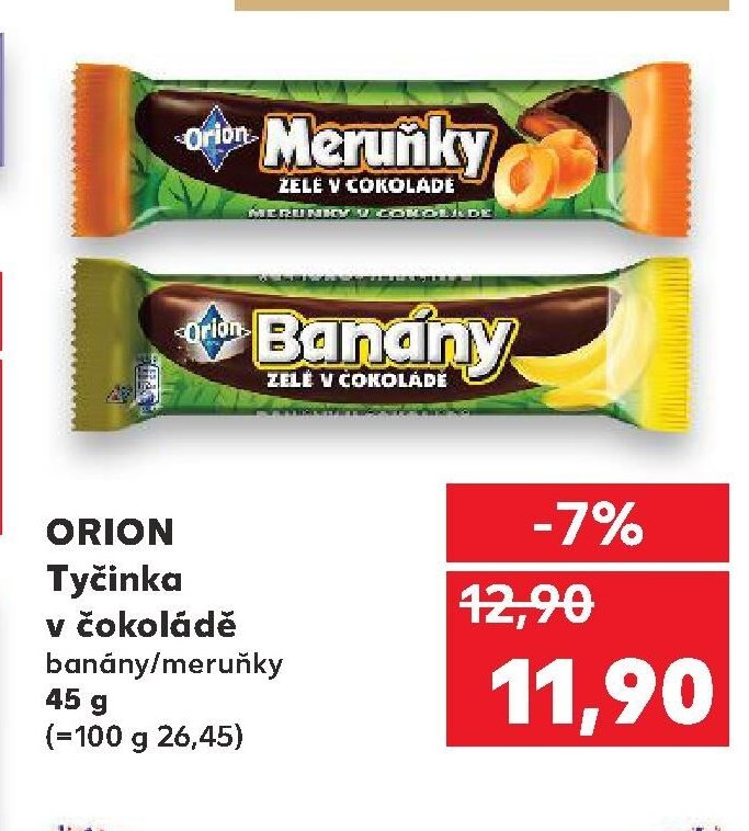 Orion tyčinka banány/meruňky