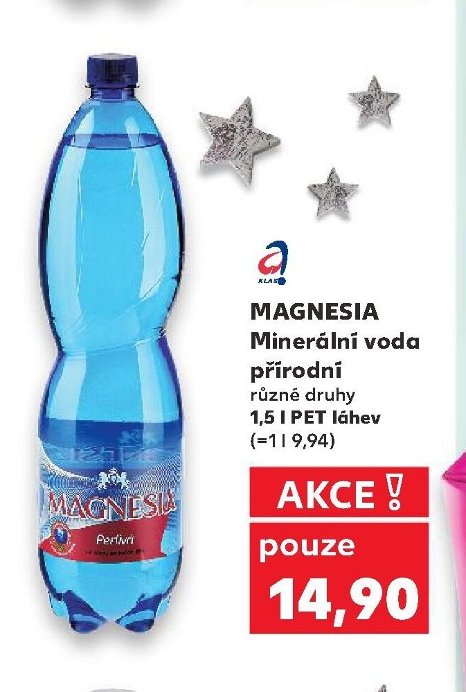 MAGNESIA Minerální voda