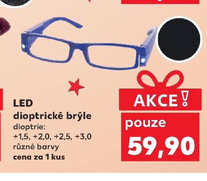 LED dioptrické brýle