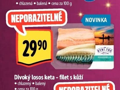 Makrela - filet s kůží