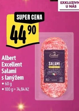 Albert Excellent Salami s lanýžem