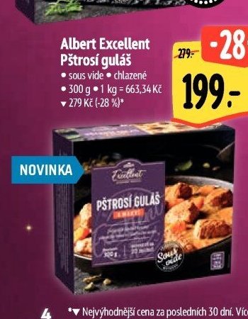 Albert Excellent Pštrosí guláš