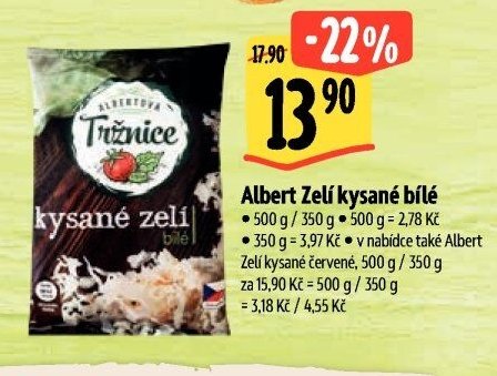 Albert Zelí kysané bílé