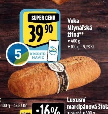 Veka Mlynářská žitná
