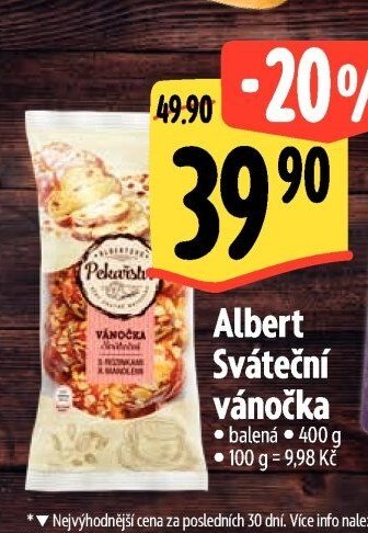 Albert Sváteční vánočka