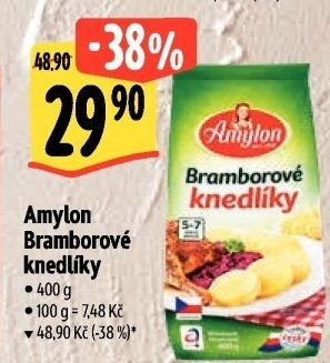 Bramborové knedlíky v prášku Amylon