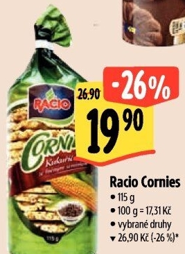 Chlebíčky Cornies Racio