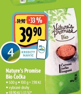 Čočka bio Nature'