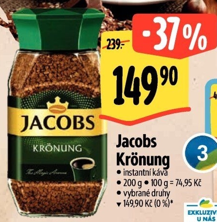 Instantní káva Jacobs Krönung