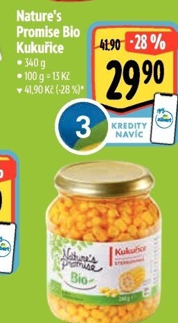 Kukuřice bio Nature'