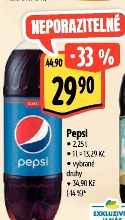 Limonáda Pepsi