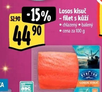 Losos Kisuč filet Albert