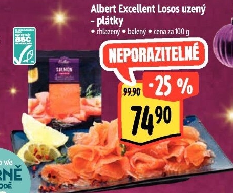 Losos uzený Albert Excellent
