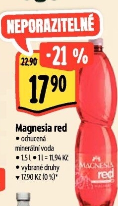 Minerální voda Magnesia Red