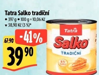 Mléko kondenzované Salko Tatra