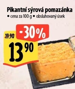 Pikantní sýrová pomazánka