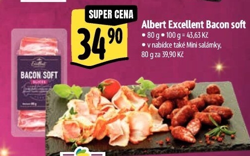 Slanina Bacon soft Albert Excellent
