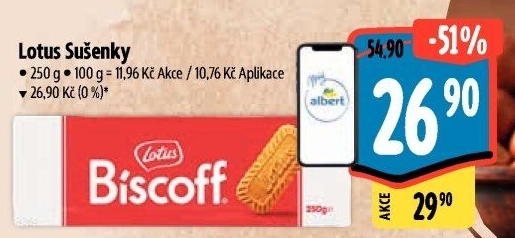 Sušenky Biscoff Lotus