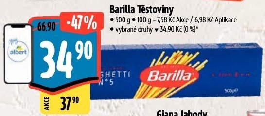 Těstoviny Barilla