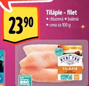 Tilápie nilská filety Albert