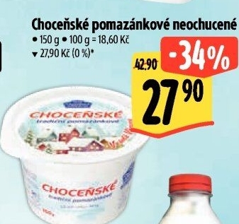 Tradiční pomazánkové Choceňské