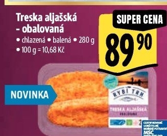Treska aljašská obalovaná Albert
