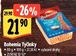 Tyčinky Bohemia