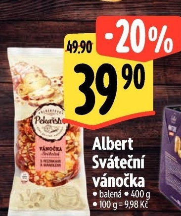 Vánočka sváteční Albert