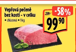 Vepřová pečeně bez kosti