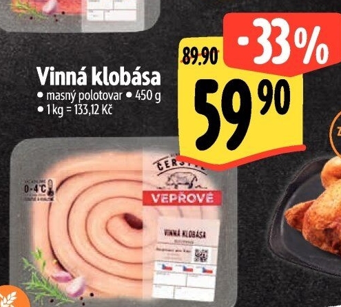 Vinná klobása Albert