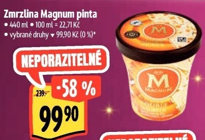 Zmrzlina v kelímku Magnum Algida