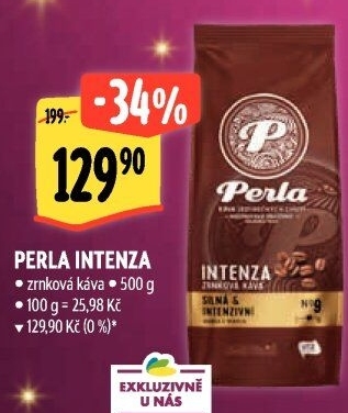Zrnková káva Intenza AH Perla