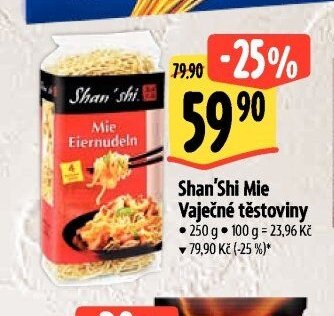 Shan'Shi Mie Vaječné těstoviny