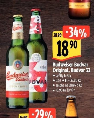 Budweiser Budvar Original, Budvar 33