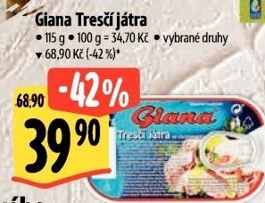 Játra tresčí Giana