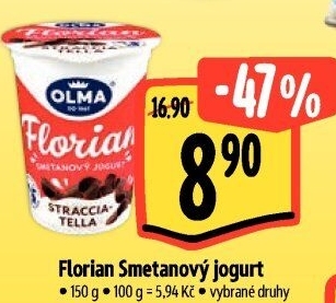 Jogurt smetanový Florian Olma