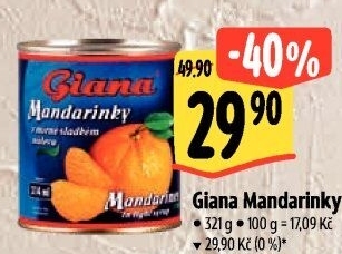 Kompot mandarinky Giana