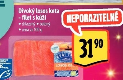 Losos divoký Keta filety Albert