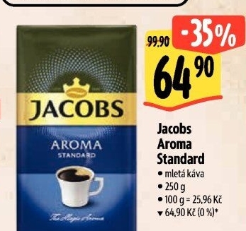 Mletá káva Jacobs Aroma Standard