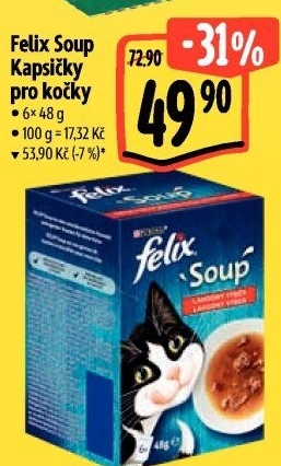 Polévka pro kočky Felix Purina