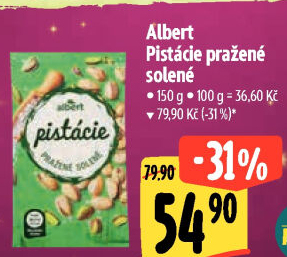 Pražené pistácie Albert