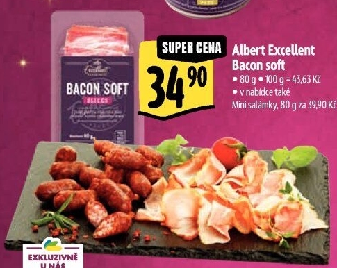 Slanina Bacon soft Albert Excellent