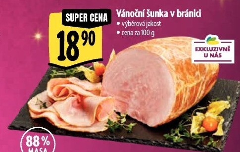 Šunka výběrová vánoční