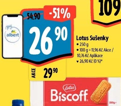 Sušenky Biscoff Lotus