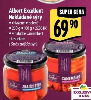 Sýry nakládané Albert Excellent